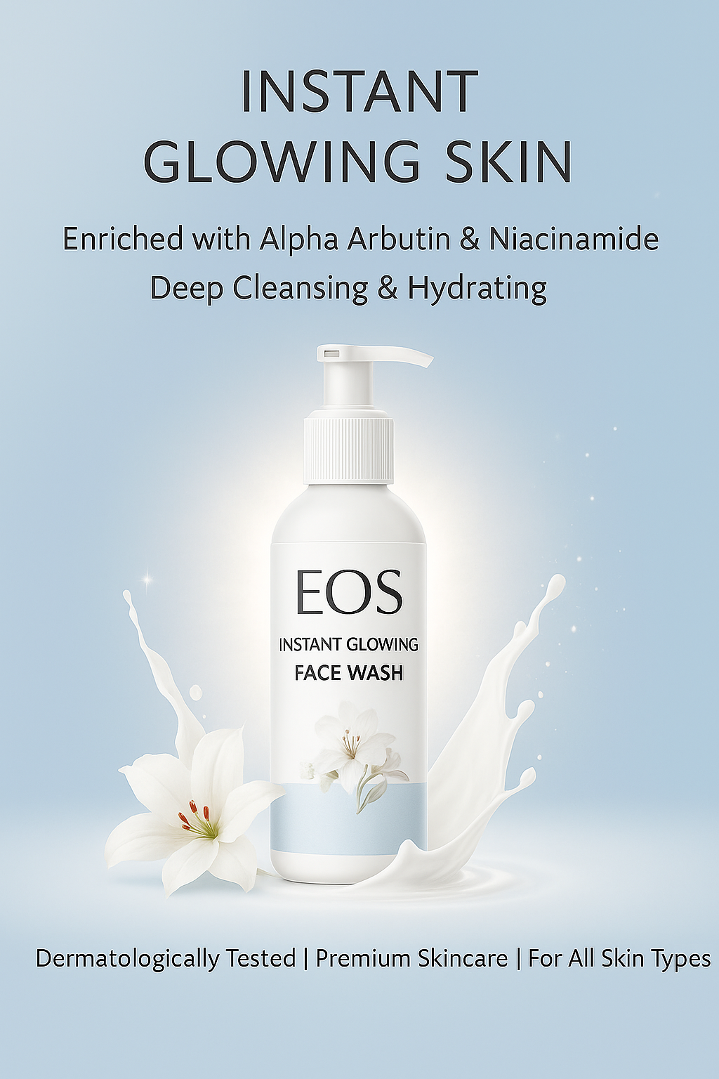 INSTANT GLOWING FACE WASH | ALPHA AIRBUTIN FORMULA